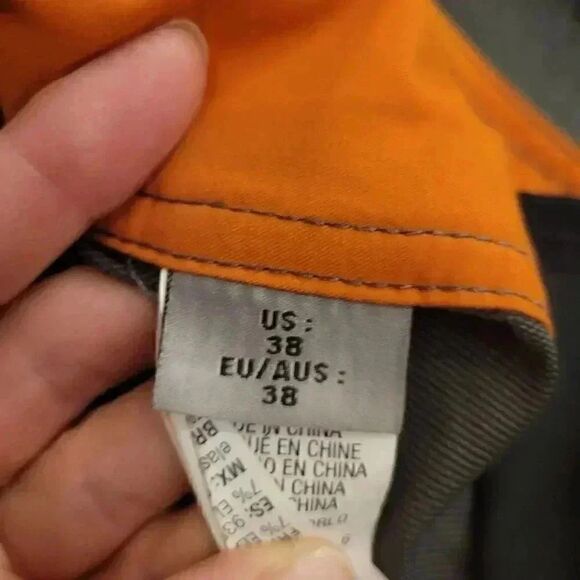 Quicksilver Watermen Collection Men's Gray/Orange Shorts - Picture 3 of 7